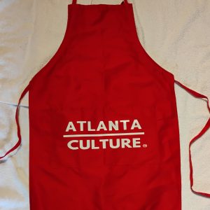Red Atlanta Culture Apron