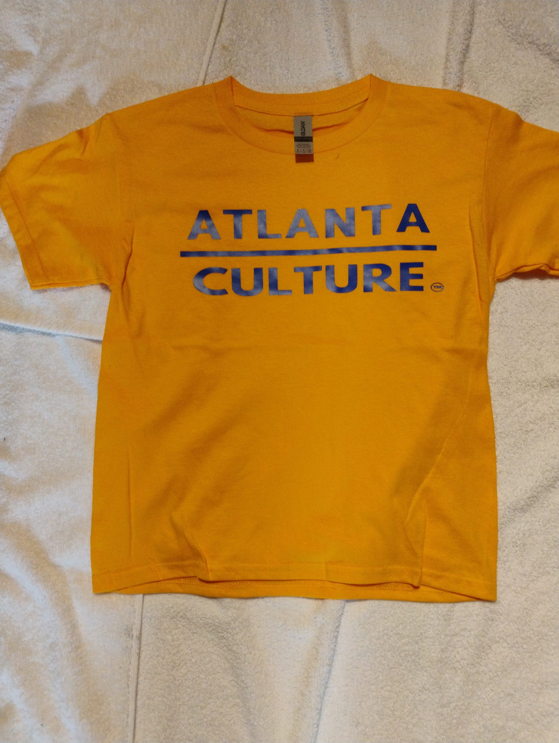 Gold Atlanta Culture Tee