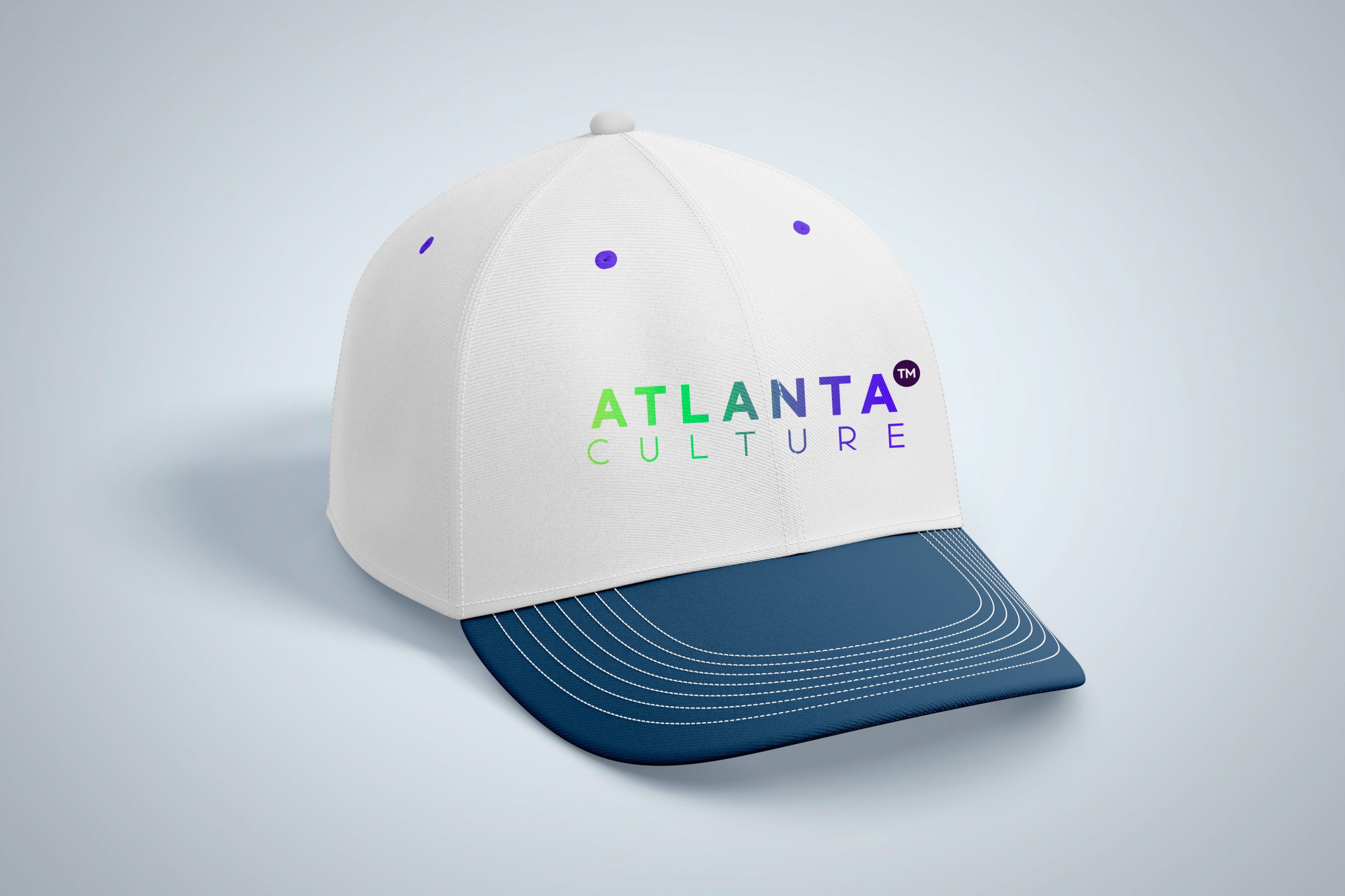 Teal Atlanta Culture Cap